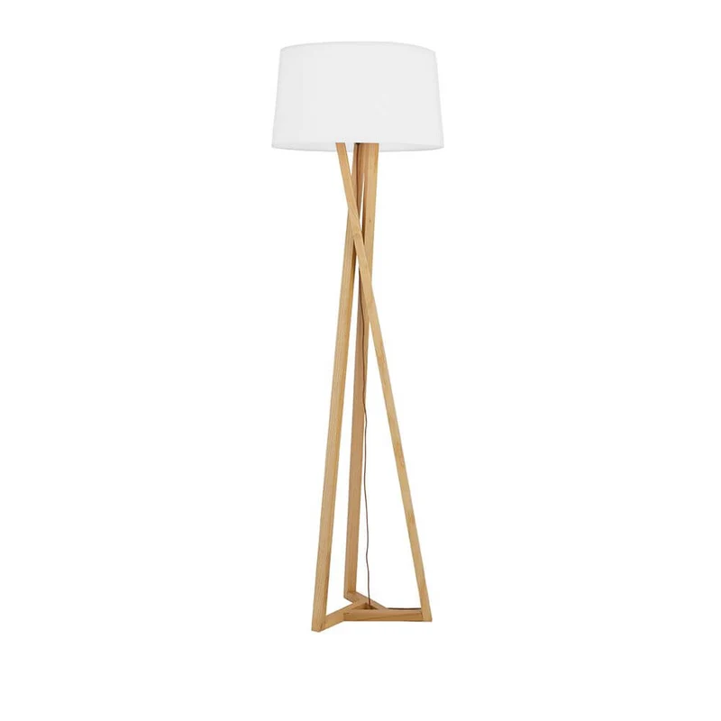 Salino Stehlampe Naturholz