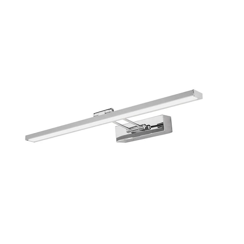 Rosa LED Bad Wandlampe Chrom