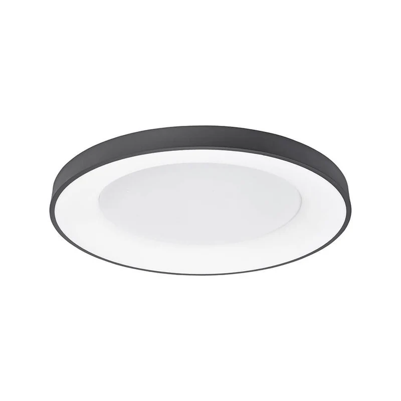 Rando LED Thin Deckenlampe Schwarz Ø 60cm