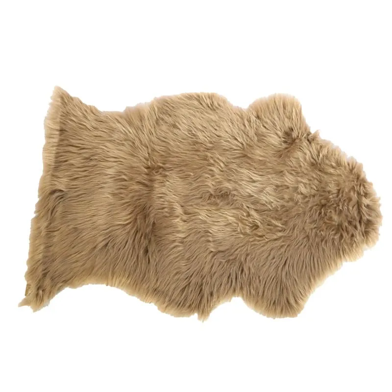Artificial sheep skin extra thick 60x90cm Taupe