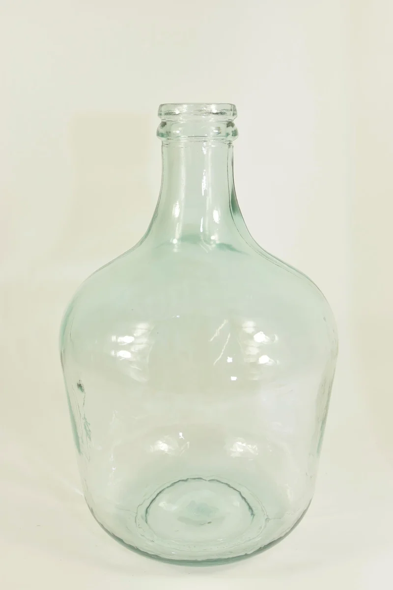 Fles Carafe helder recycleglas D27 H43cm 12ltr