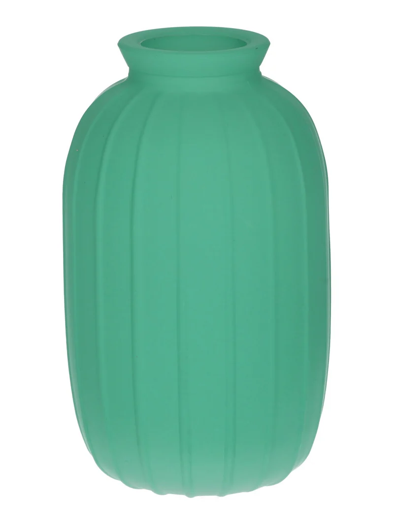 Glass bottle Carmen d4/7xh12 turquoise matt