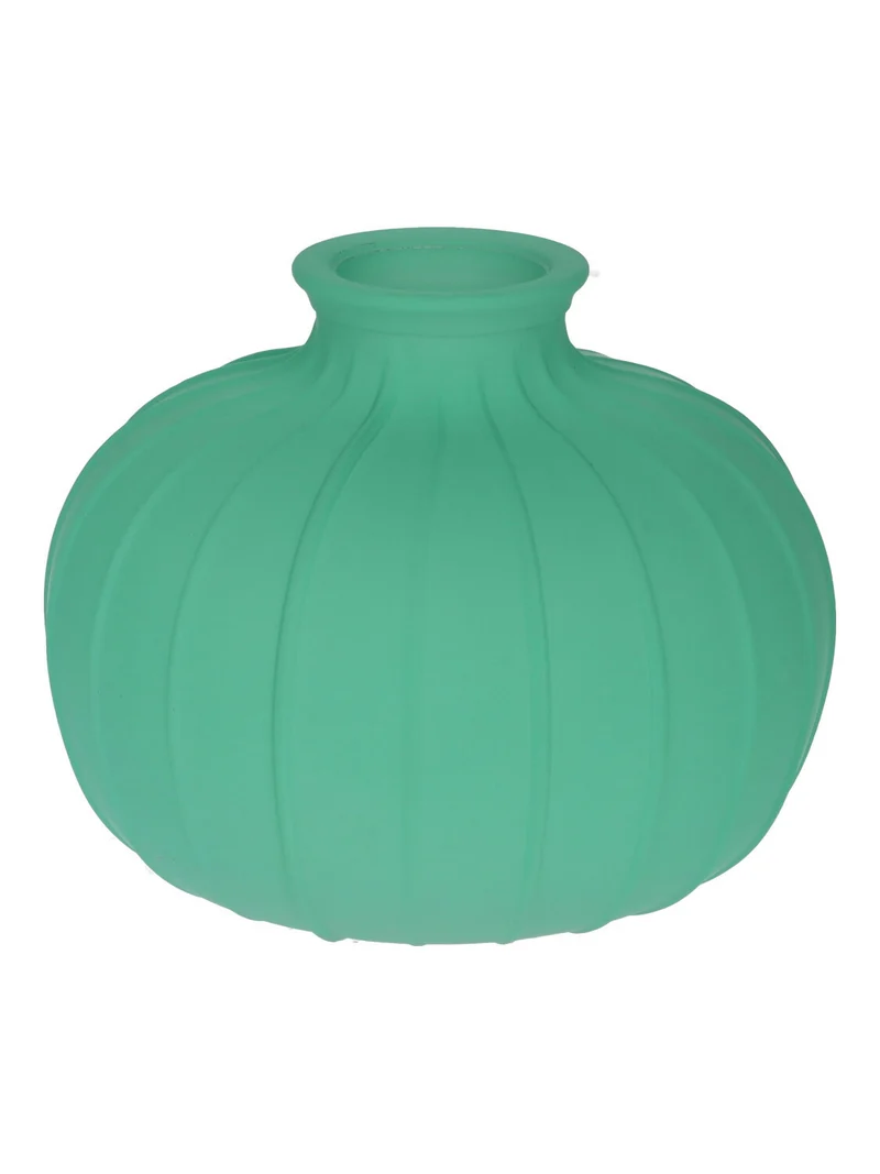 Glass bottle Carmen d4/10.5xh8.5 turquoise matt