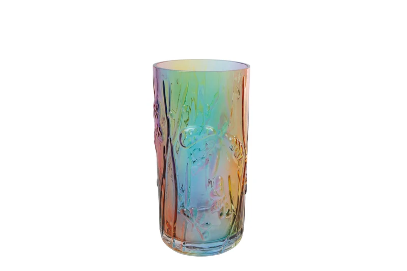 Vaas "Rainbow" S multicolor glas 8,5x8,5x17cm