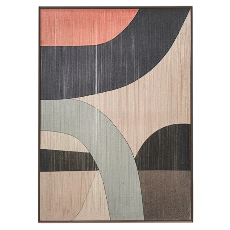 Schilderij draad modern 60x84x2,5cm B