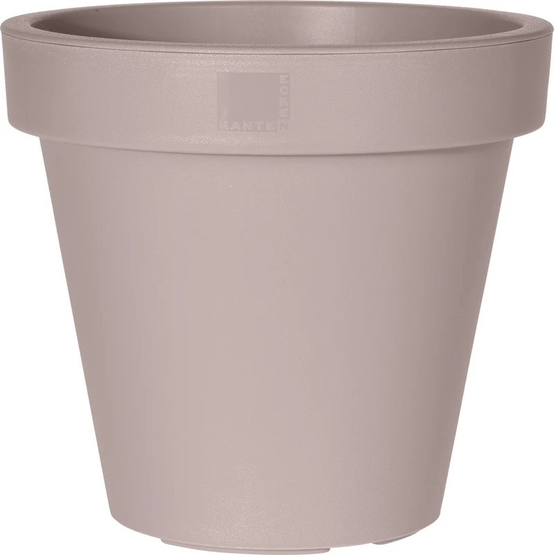 BLOEMPOT EK ROND DIA 80CM TAUPE