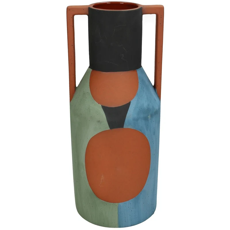 Vase Terracotta Mix 12.5x12.5x29.6cm