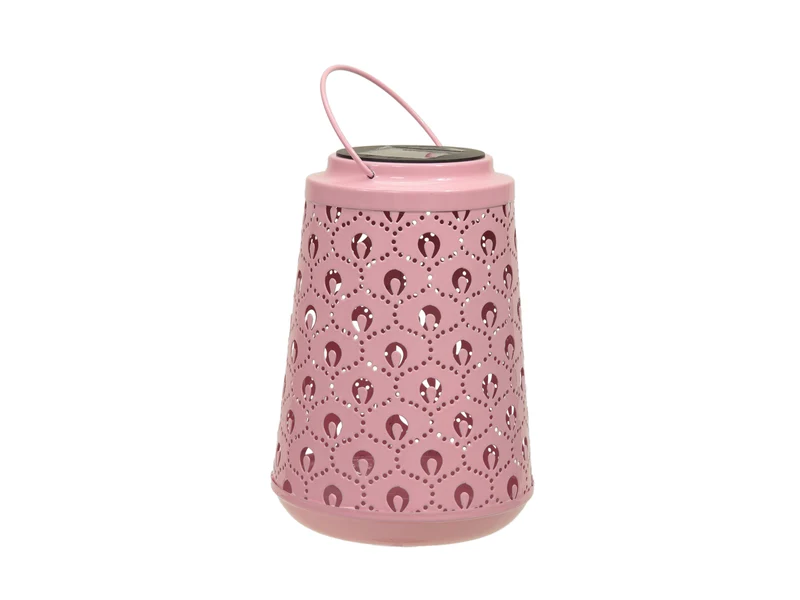 pc. 1 solar lantarn pink Ø 13x18 cm