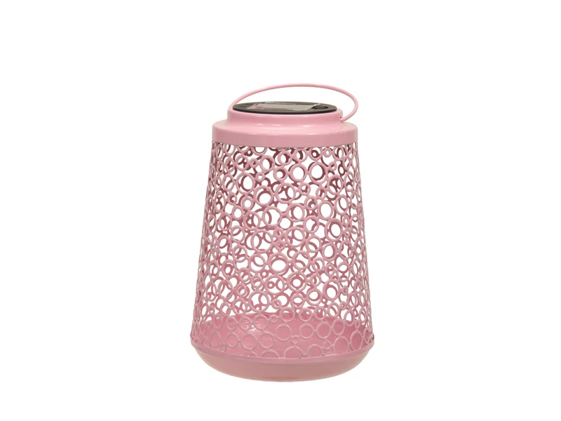 pc. 1 solar lantarn Ø 13x18 cm pink