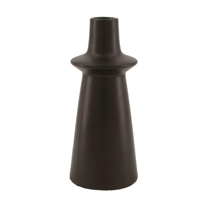 Vase ceramic Ø11x25.5cm Black