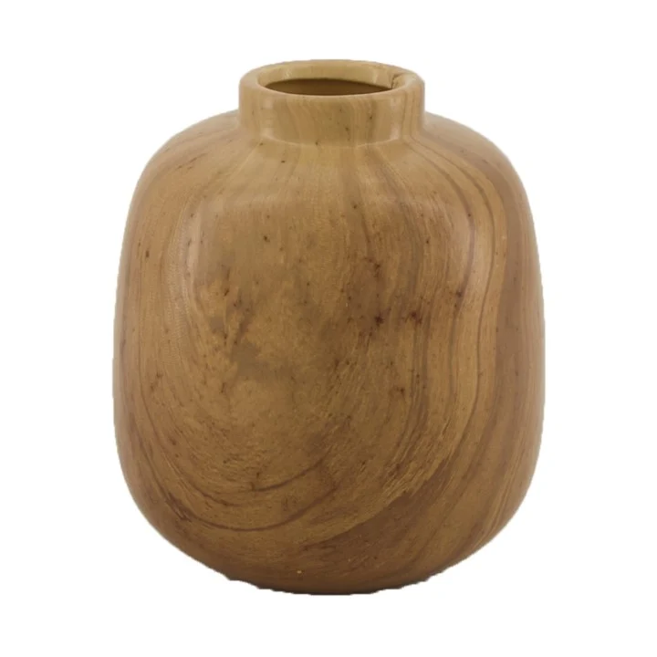 Vase ceramic Ø12x13.5cm Natural