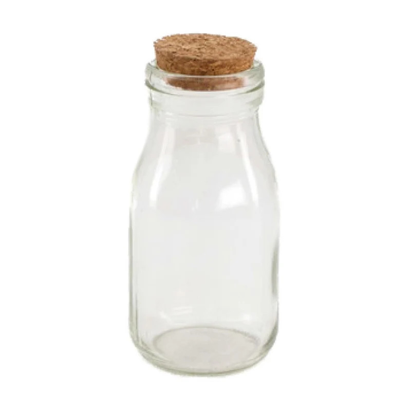 Bottle glass Ø5.5x12cm Transparent