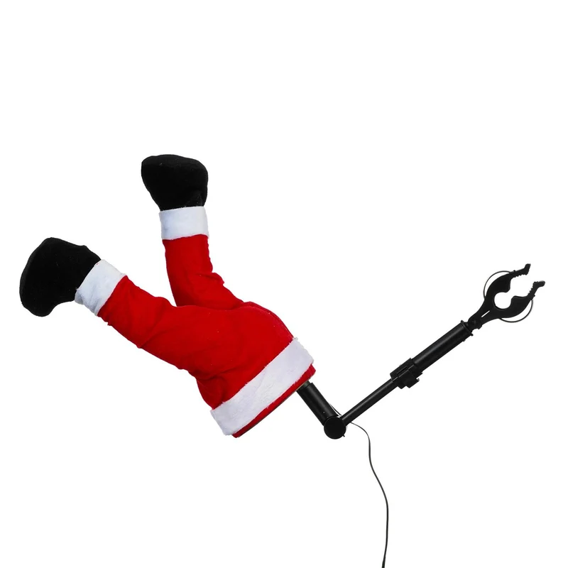 Santa's legs rood adapter included - l17xb13xh35cm