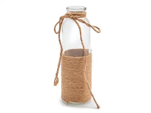 Rope bottle 'B' Ø5,7x19cm, neck Ø3cm