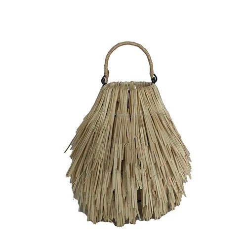 Lantern Cipó Wood Chip D25 H33cm Natural