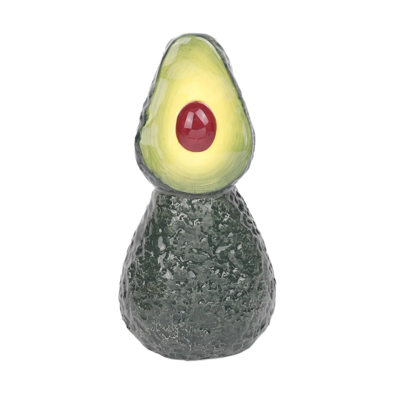 Vase Avocado 10x9x19cm Brown/Green
