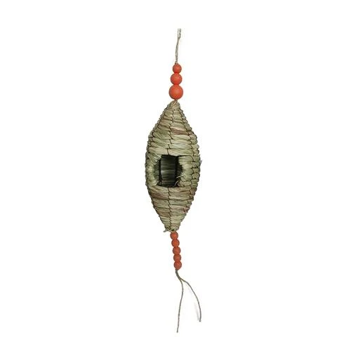 Bird House Carpina Grass D10 H36cm Natural/Orange