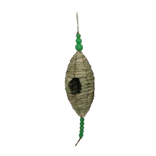 Bird House Carpina Grass D10 H36cm Natural/Green