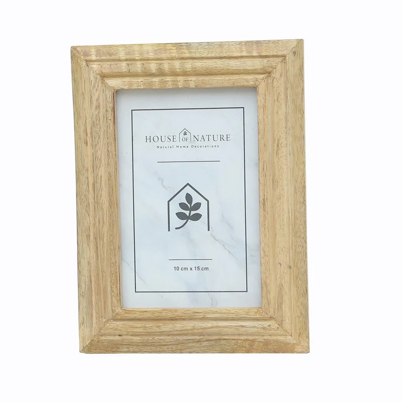 Photo Frame Morden 15x2x20cm (Inlay 10X15cm) Natural