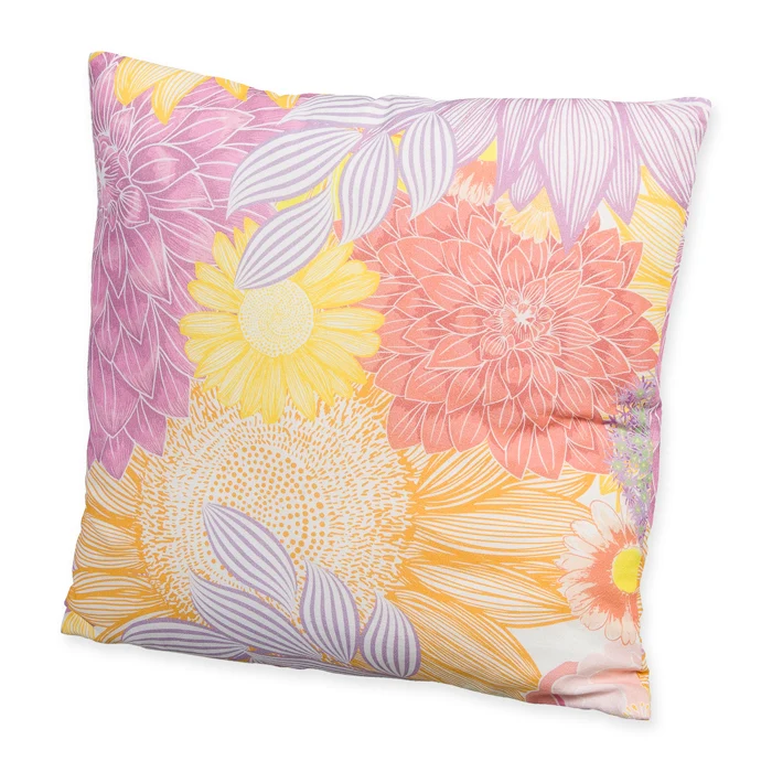 Katoenen kussen "Bloemen" 40x40cm multicolour flowers