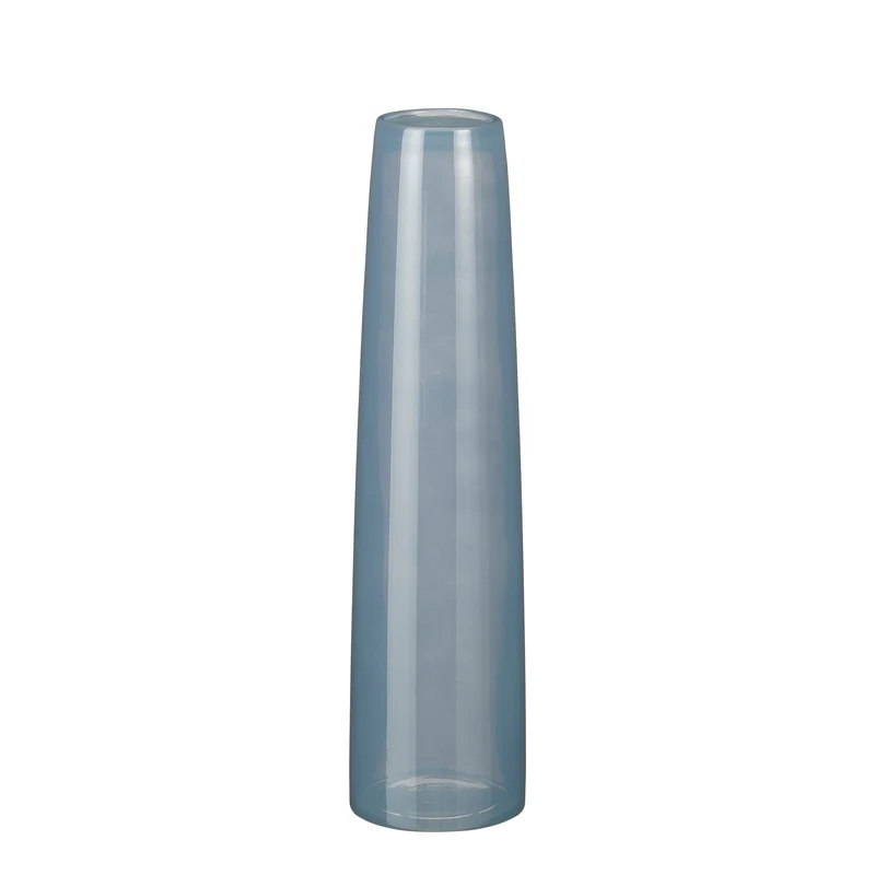 Xandra single flower vaas l.blauw - h37,5xd10cm