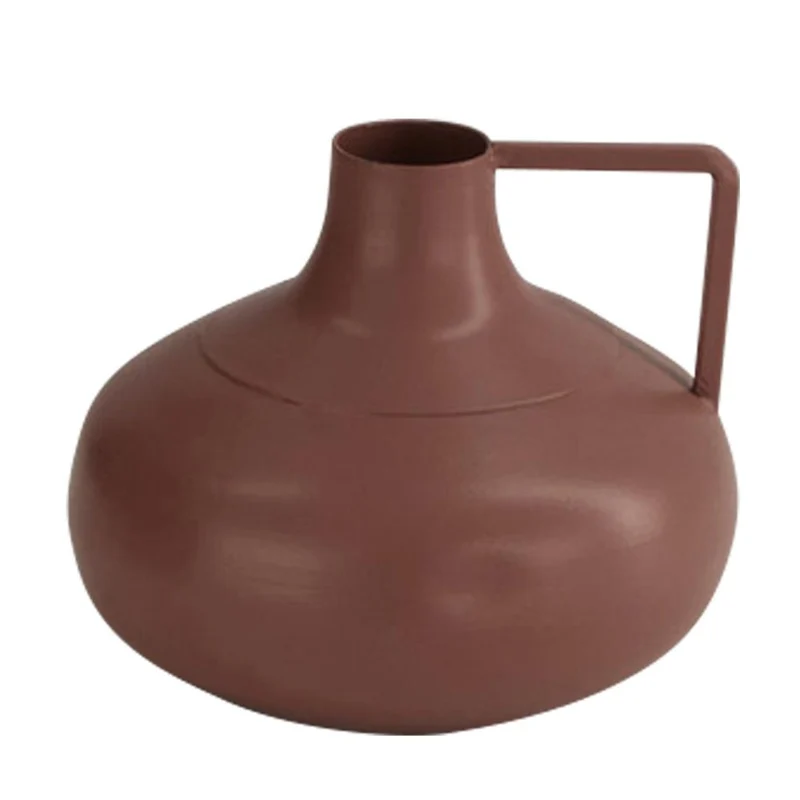 Bottle iron Ø13x10.5cm Pink