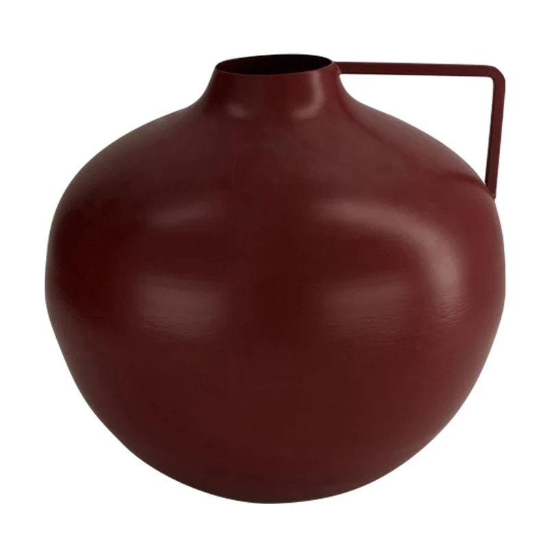 Bottle iron Ø20x19cm Burgundy