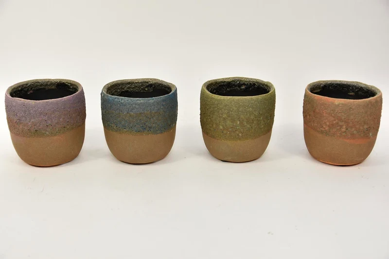 Planter ceramic Ø10x10cm 1pc Mixed