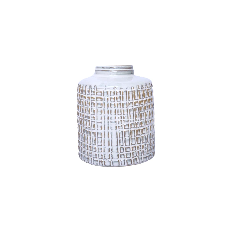 Vaas Borgo Ceramic 17cm Brown/Grey