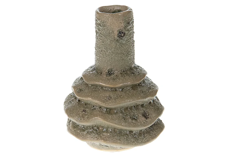 Vase ceramic Ø13.5x17cm Ocher