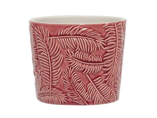 pc. 1 stoneware flowerpot heather Ø11x9cm