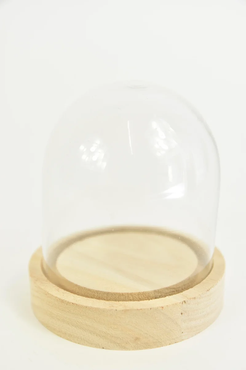 stolp met houten voet Ø10 hoogte 10 cm
