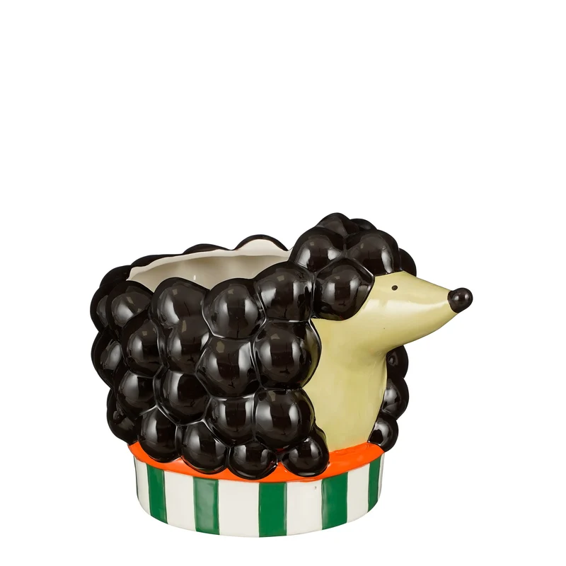 Funny pot hond zwart - l24,5xb18xh17,5cm