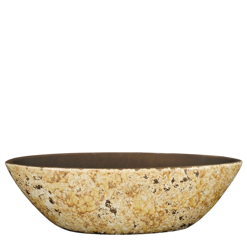 Antica pot ovaal l.bruin - h15xd48cm