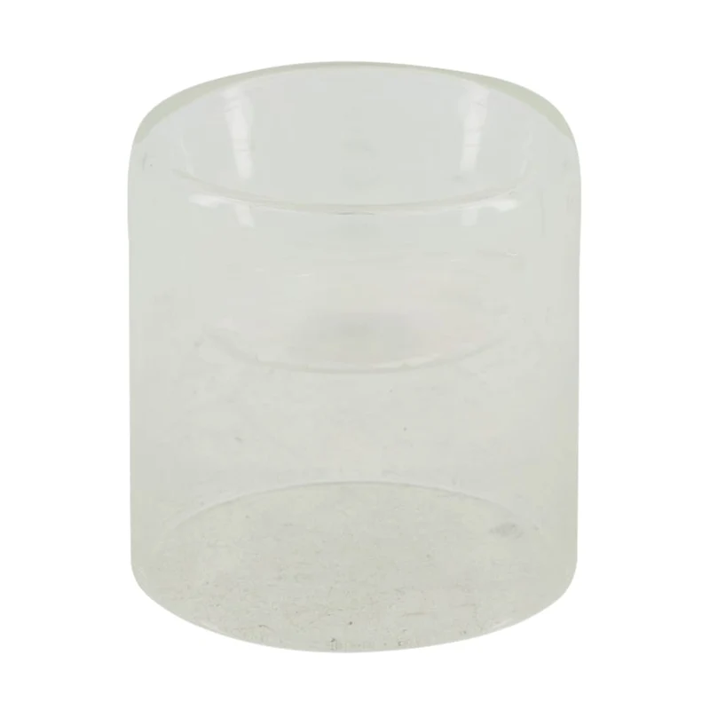 Tealight holder glass 5.8x5.8x6cm Transparent