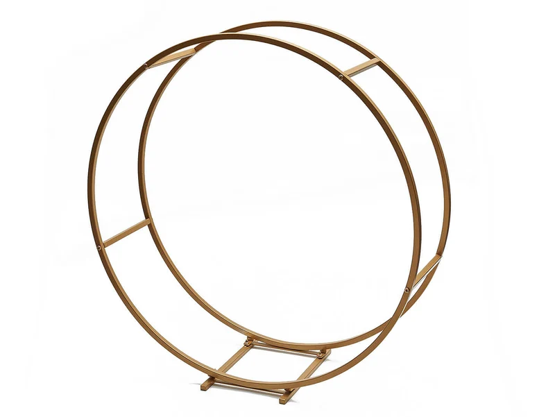 Frame Round 80x24x80cm gold