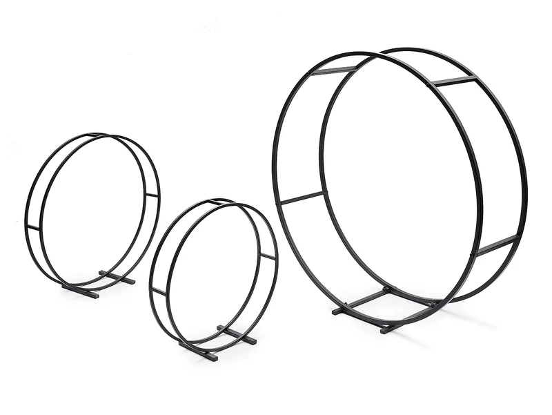 Frame Round 80x24x80cm black
