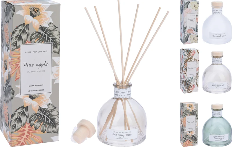 GEUR DIFFUSER BLOEMENPINT 100ML 3 ASSORTIE