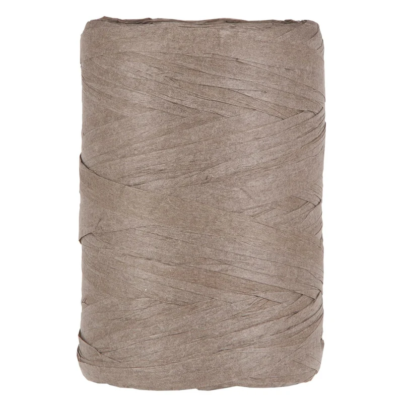 PAPIER RAFFIA 5-8MM 100MTR DARK GREY