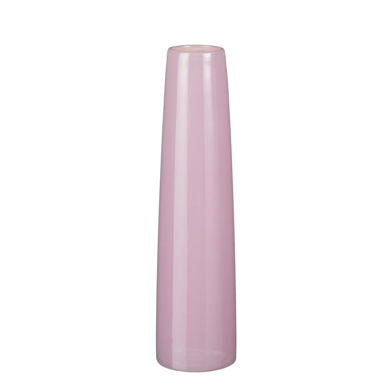 Xandra single flower vaas lila - h37,5xd10cm - glas