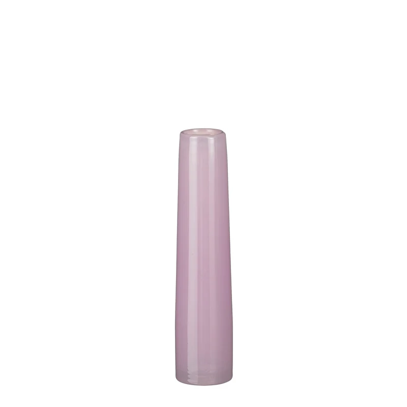 Xandra single flower vaas lila - h30,5xd7cm - glas