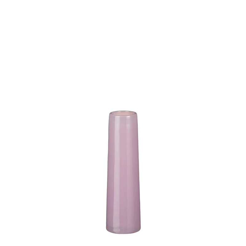 Xandra single flower vaas lila - h23,5xd7cm - glas