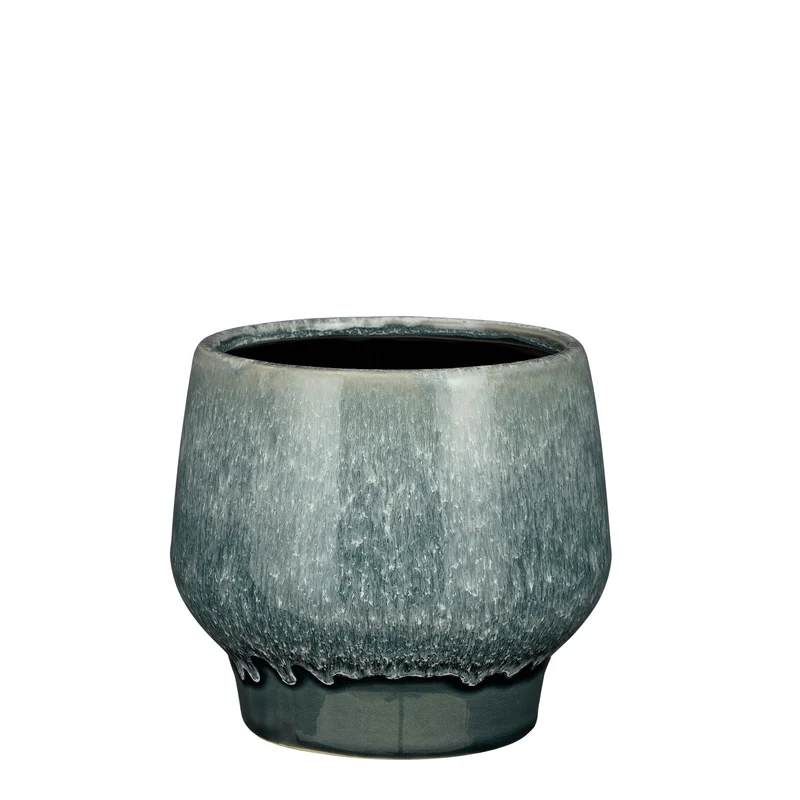 Monta pot rond d.blauw - h14xd16cm