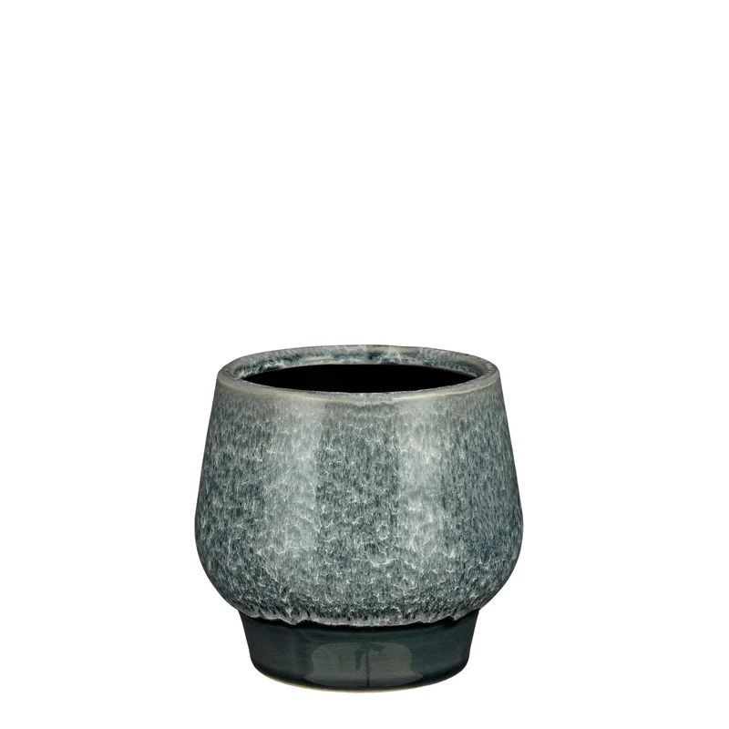 Monta pot rond d.blauw - h12xd13cm