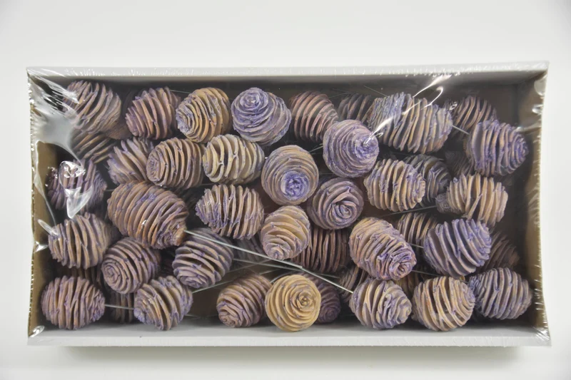 Platyspernum 10cm wire bx Lilac-wash (55pcs)