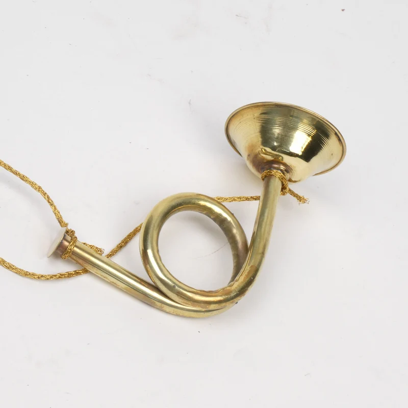 Hanging Brass Trumpet 11cm