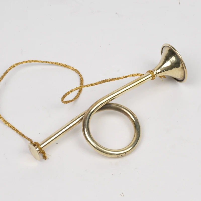 Hanging Brass Trumpet 15cm
