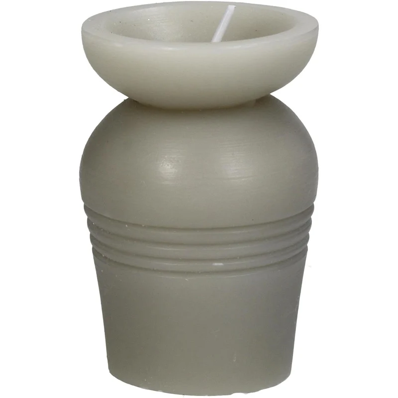 Candle Wax Grey 5x5x8cm