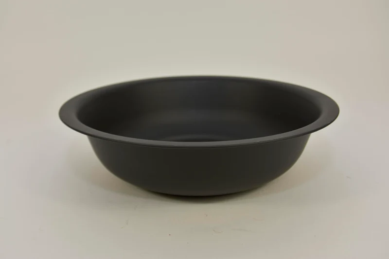 Zinkschaal Matzwart D29 H8cm