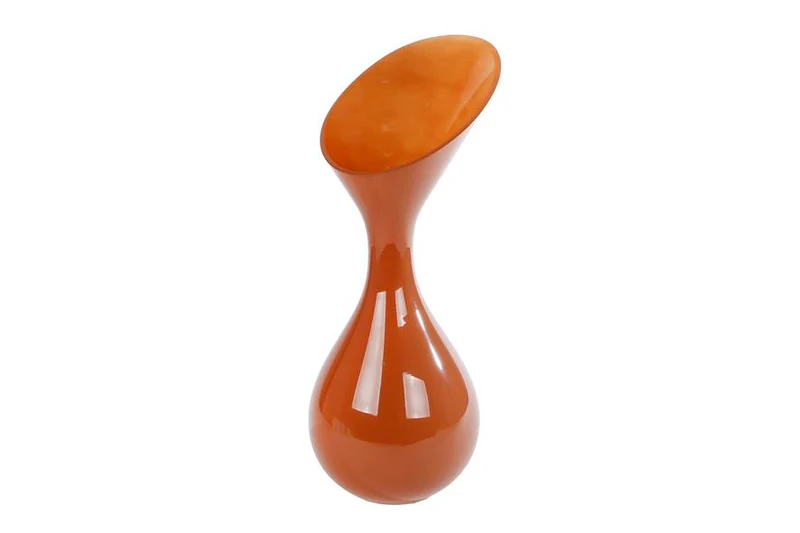 Vaas "Lilli" L terra glas 16x16x43cm